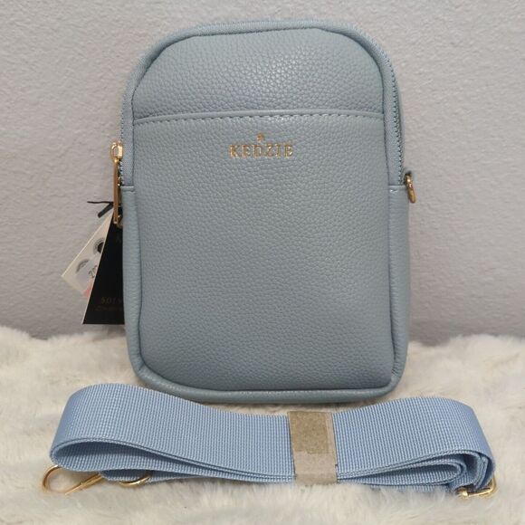 Handbags - "Solstice" Convertible‎ Crossbody by Kedzie Sky Blue NWT